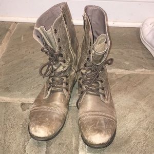 Steve Madden combat boots